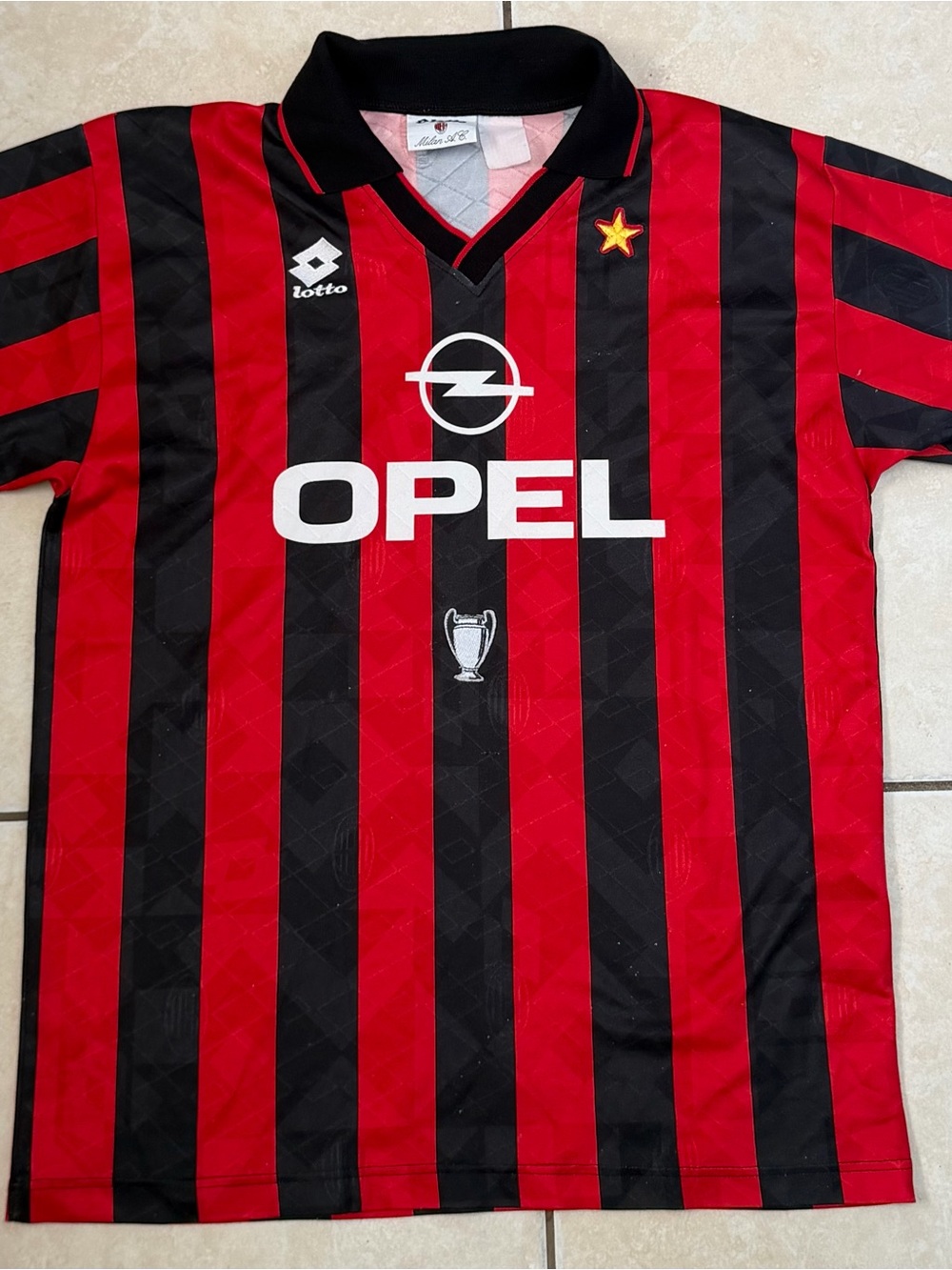 Vintage 1995-96 AC Milan Lotto Jersey